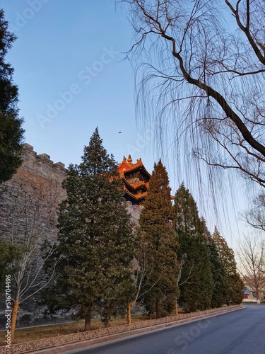 flying over the forbidden temple