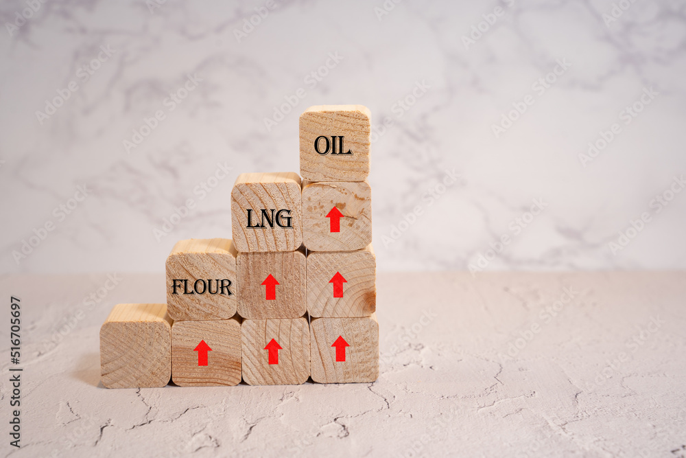 原油とLNGと小麦粉の高騰