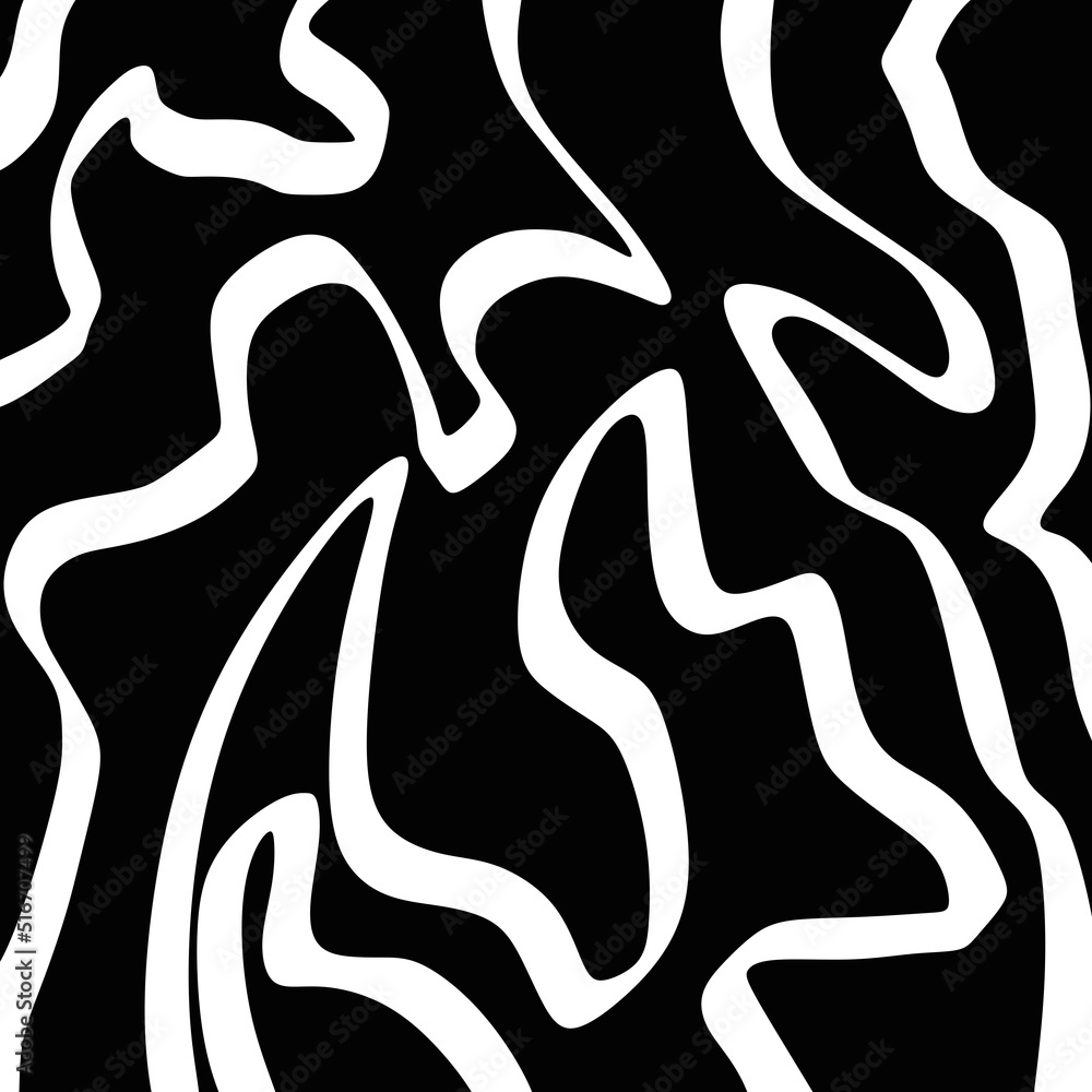 Simple black and white background with waving lines pattern Simple black and white background with waving lines pattern