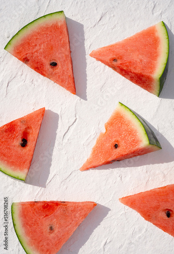 Summer background. Watermelon background material.  夏背景。西瓜の背景素材
