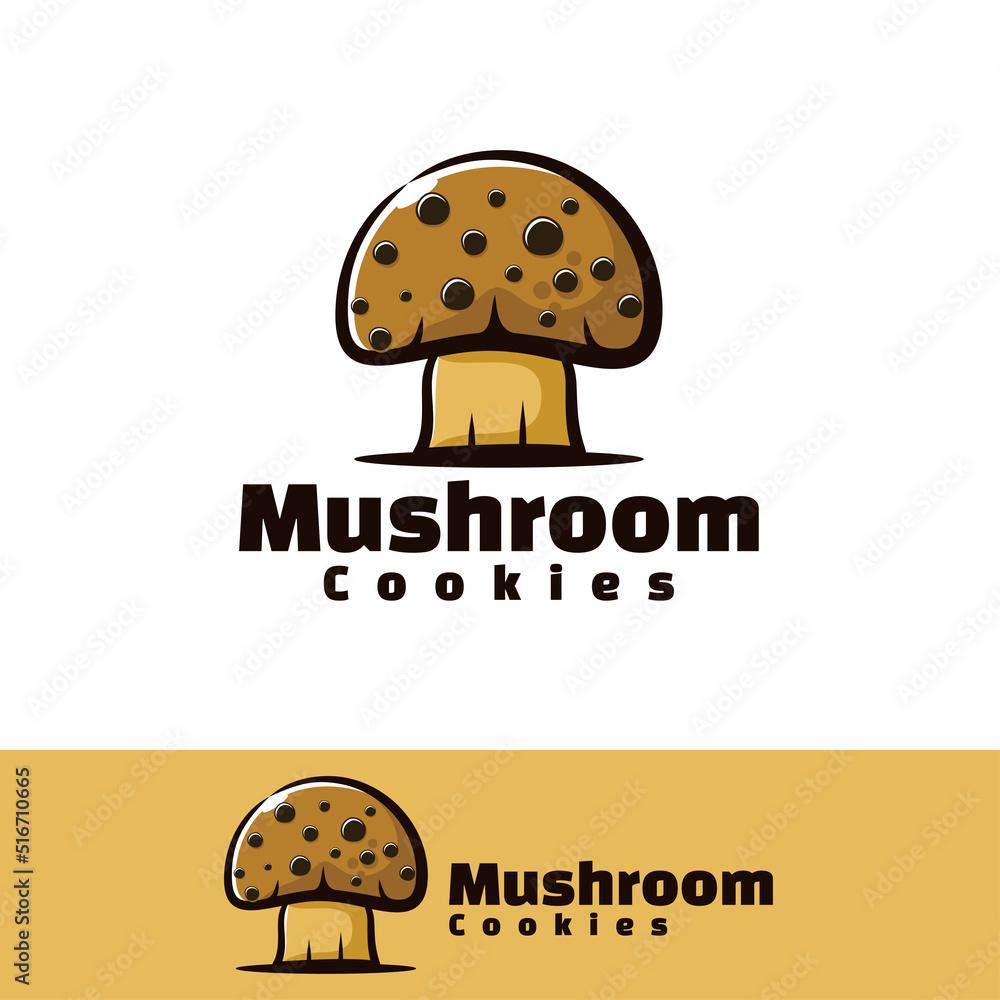 Mushroom Cookies art illustration Mushroom Cookies art illustration