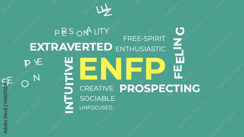 ENFP MBTI personality category word topic animation video ENFP MBTI personality category word topic animation video
