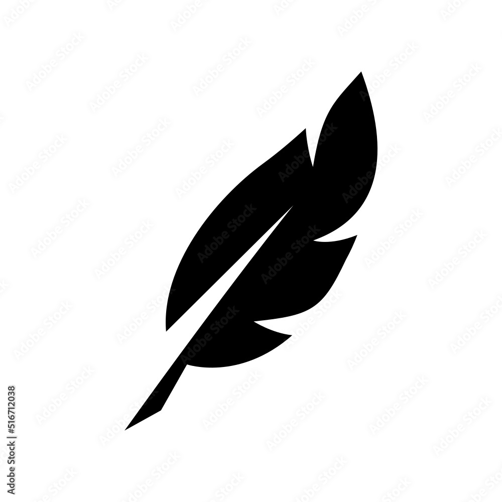 Quill Icon Vector Symbol Design Illustration Quill Icon Vector Symbol Design Illustration