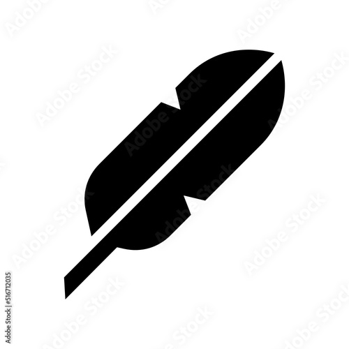 Quill Icon Vector Symbol Design Illustration