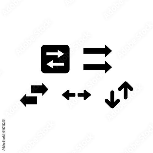 Transfer Icon Set Vector Symbol Design Illustration