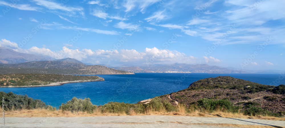 Beautiful summer landscape of the island of the Mediterranean Sea