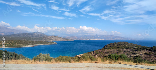 Beautiful summer landscape of the island of the Mediterranean Sea