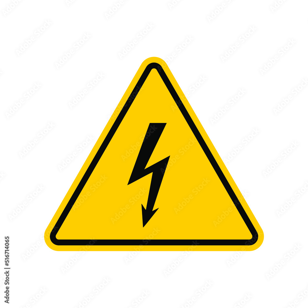 Electrical Hazard Dangerous Warning Sign Vector Illustration Electrical Hazard Dangerous Warning Sign Vector Illustration