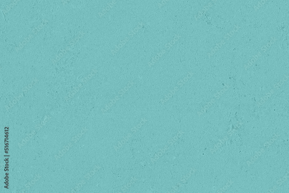 Obraz premium Saturated mint blue colored low contrast Concrete textured background. Empty colourful wall texture with copy space for text overlay and mockups. 2023, 2024 color trend