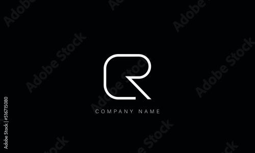 CR, RC Abstract Letters Logo Monogram