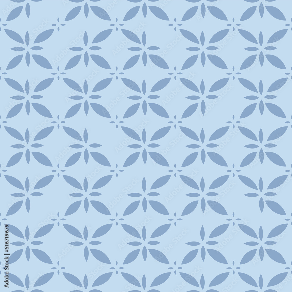 Japanese Flower Diamond Net Vector Seamless Pattern Japanese Flower Diamond Net Vector Seamless Pattern