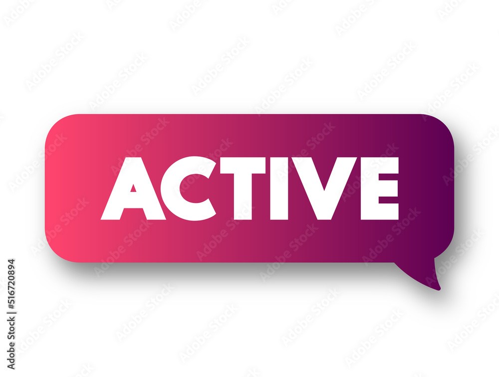Active text message bubble, concept background Active text message bubble, concept background