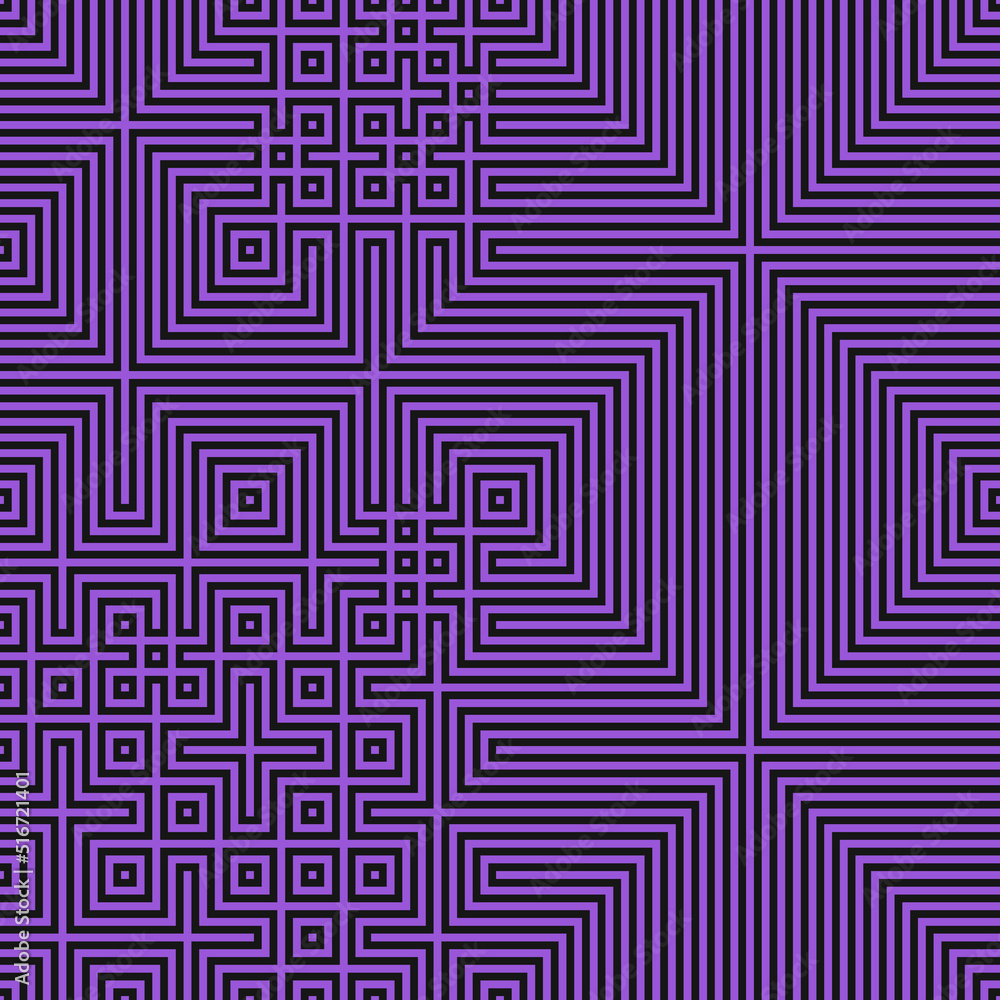 Abstract lines Maze generative art background art illustration Abstract lines Maze generative art background art illustration