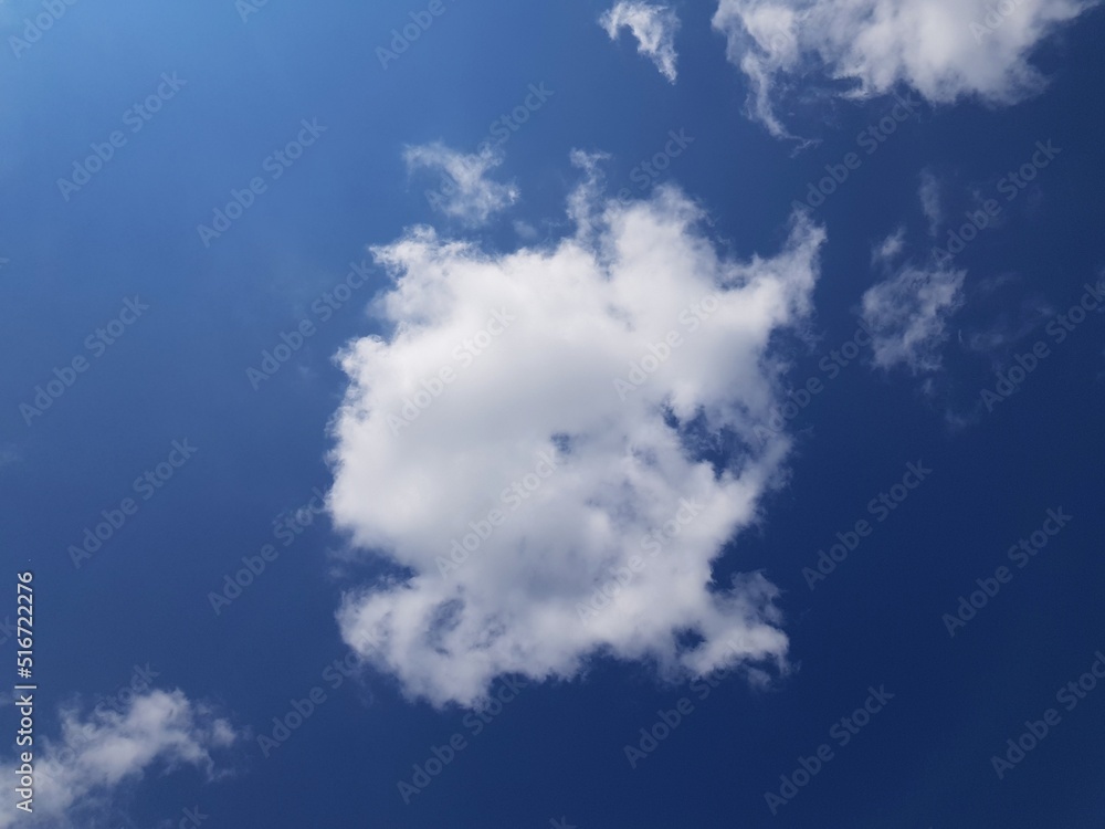 photo is blue sky with white clouds. photo is blue sky with white clouds.