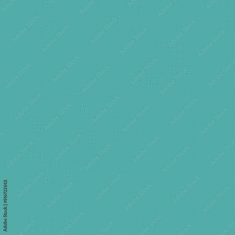 Fototapeta premium Abstract lines Maze generative art background art illustration