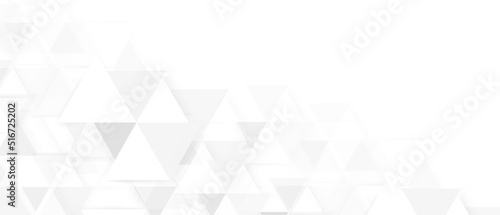 White abstract on gray background