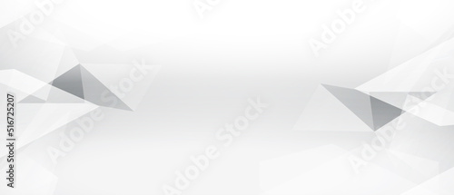 White abstract on gray background