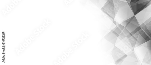 White abstract on gray background