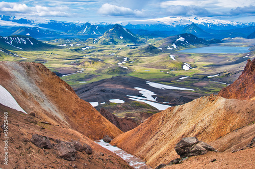 Alftavatn Valley, Laugavegur Track, Iceland photo