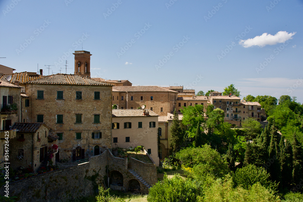 Panoramic view in Volterra