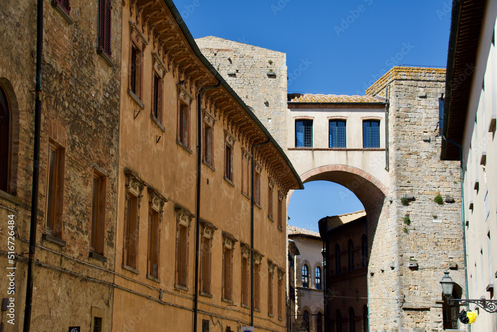 Narrow street in Volterra