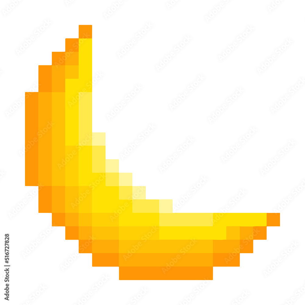Editable Vector Illustration of Half Moon. Good for sticker, icon, clip art, ppt, game, education, etc Editable Vector Illustration of Half Moon. Good for sticker, icon, clip art, ppt, game, education, etc
