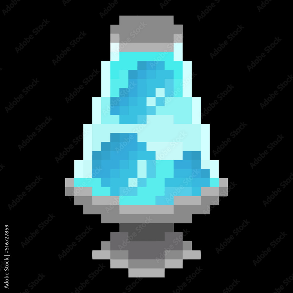 Fototapeta premium Editable Vector Illustration of Lava Lamp. Good for sticker, icon, clip art, ppt, game, education, etc
