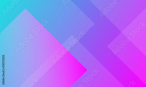 Abstract blue and pink geometric shape futuristic background. Vector illustration