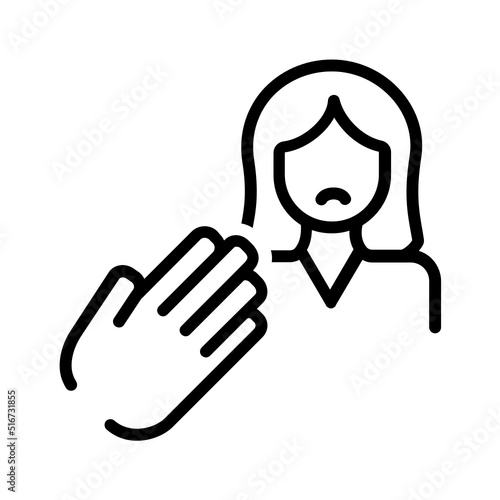 Black line icon for  Assault