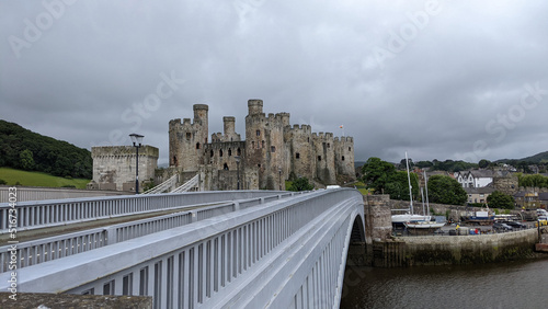 Famous Conwy Castle in Wales, United Kingdom, Walesh castles photo