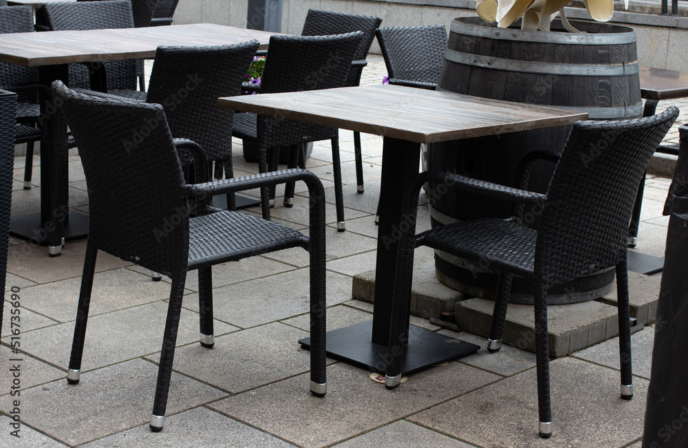 cafe interior. chairs and tables, modern restaurant cafe interior. chairs and tables, modern restaurant