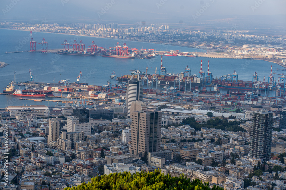 Obraz premium Haifa from above 