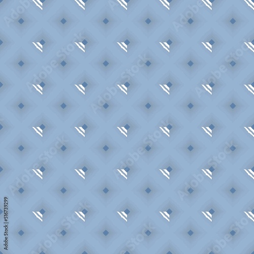 geometric Seamless pattern in blue background.stylish background for fabric, wrapping, packaging paper, wallpaper.