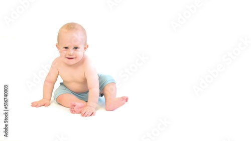 child in diaper