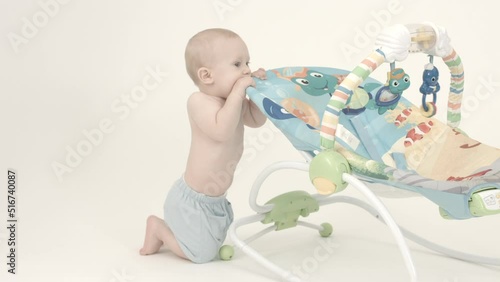 child playing with a toy