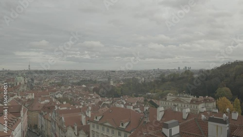 panorama of the prague