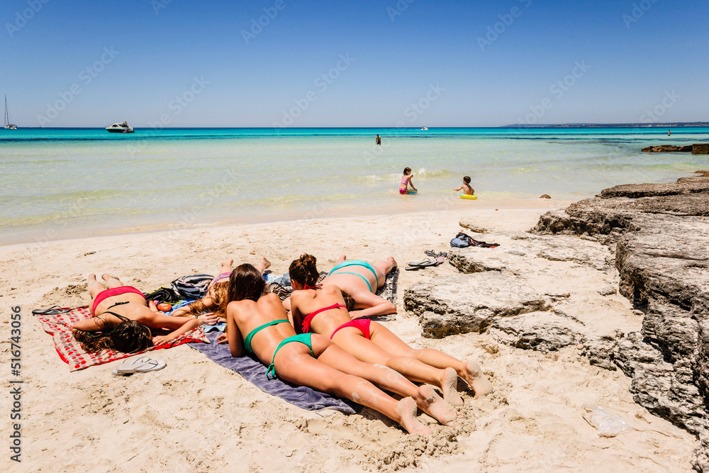 Es Trenc beach. Mallorca. Islas Baleares. Spain. Es Trenc beach. Mallorca. Islas Baleares. Spain.