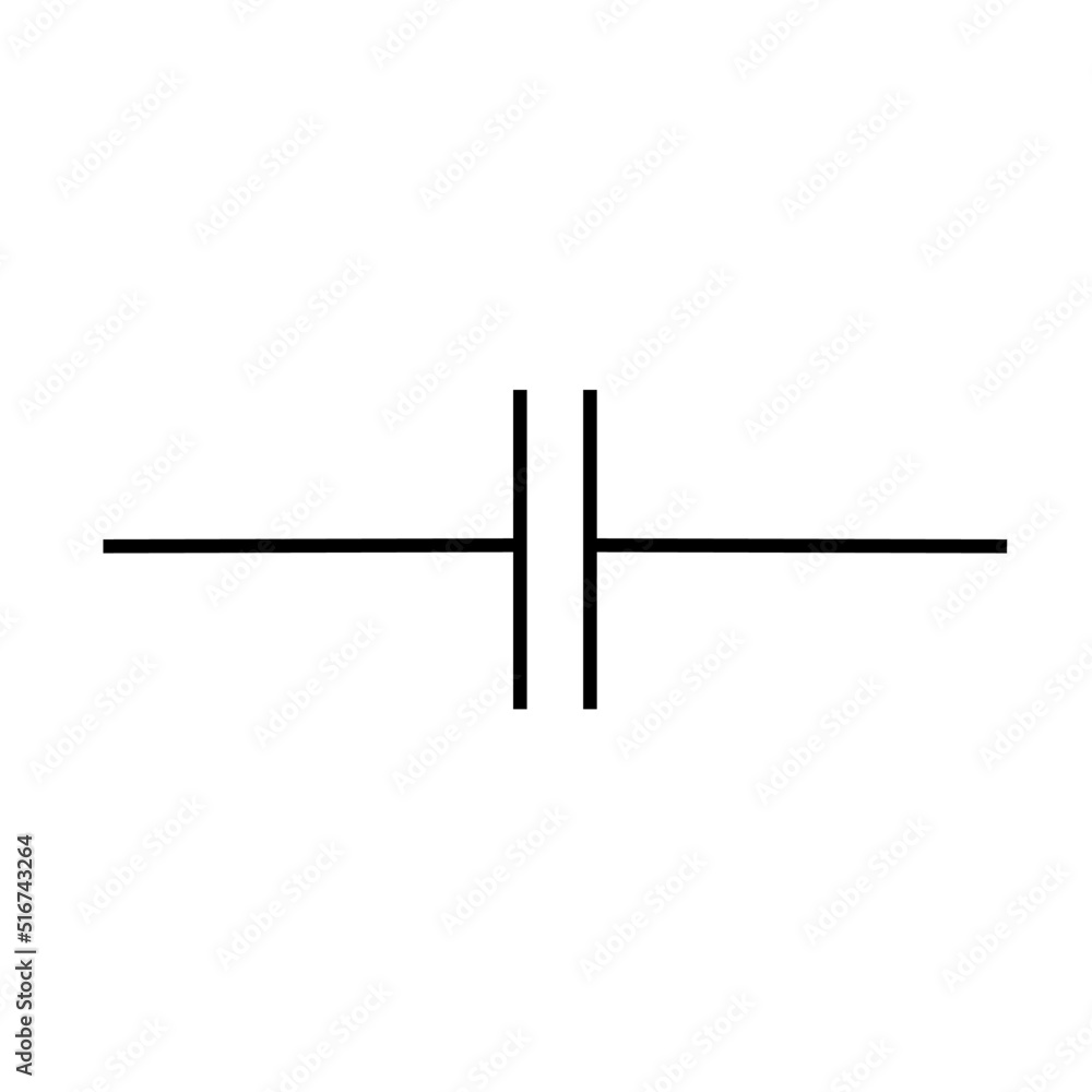 capacitor symbol - electronic symbol