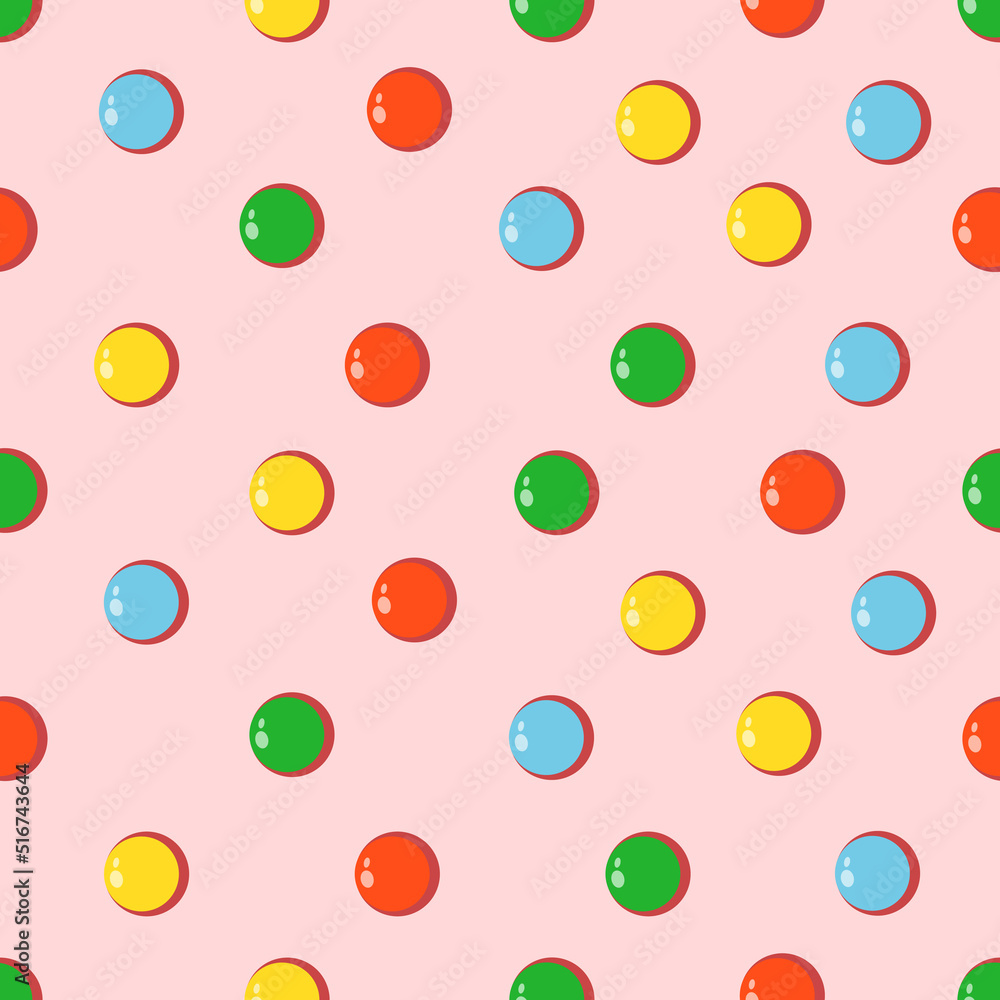 Seamless pattern with pink icing for donuts with lots of decorative bright sprinkles. Vector illustration of colorful candy sprinkles for fabrics, textures, wallpapers, posters, cards. Seamless pattern with pink icing for donuts with lots of decorative bright sprinkles. Vector illustration of colorful candy sprinkles for fabrics, textures, wallpapers, posters, cards.