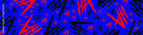 Joker laughs HA HA background. Colorful texture of laughter for halloween. Vector eps 10