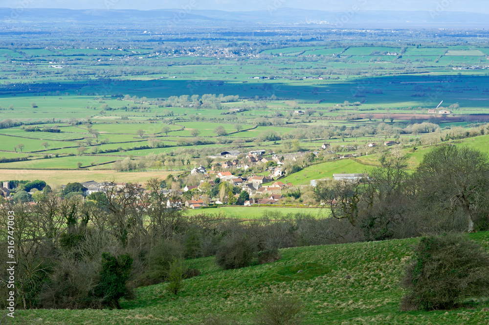 Deerleap Car Park, Mendip Hills, Somerset, England Deerleap Car Park, Mendip Hills, Somerset, England