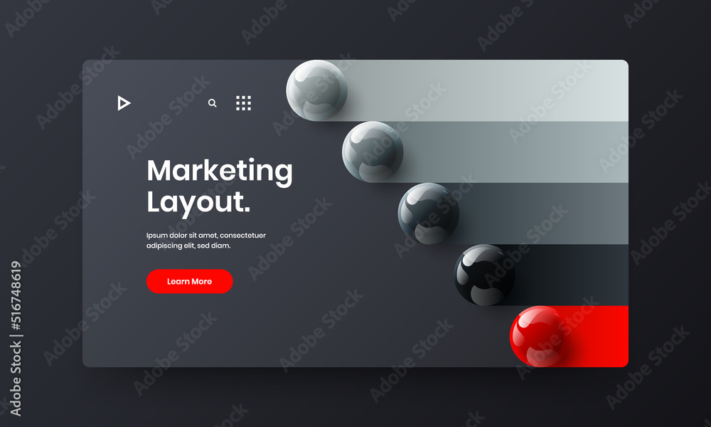 Simple book cover design vector layout. Abstract 3D spheres banner illustration. Simple book cover design vector layout. Abstract 3D spheres banner illustration.
