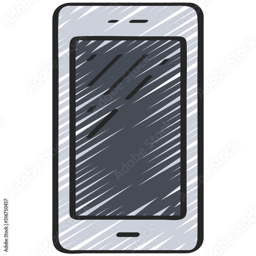 Old Cell Phone Icon