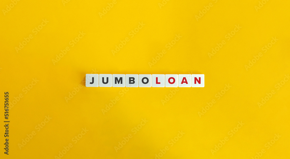 Obraz na płótnie Jumbo Loan Banner