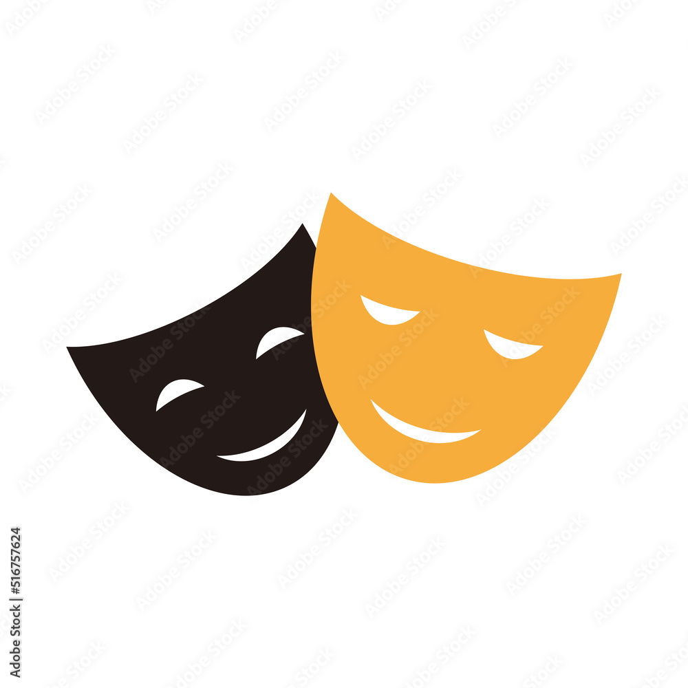 Theatre icon logo vector symbol Theatre icon logo vector symbol