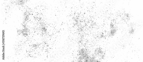 Abstract texture dust particle and dust grain on white background. Grunge texture white and black. dirt overlay or screen effect use for grunge background vintage style. © Pixel Park