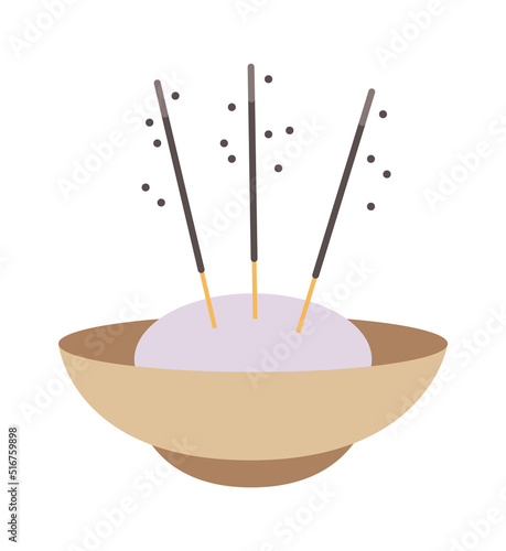 Aroma sticks icon. Vector illustration