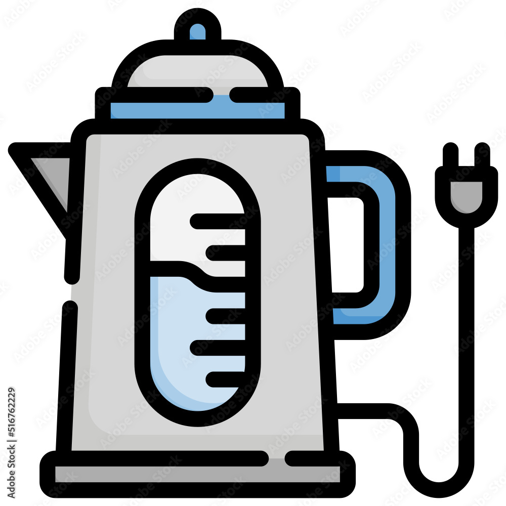 KETTLE filled outline icon,linear,outline,graphic,illustration KETTLE filled outline icon,linear,outline,graphic,illustration