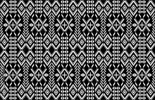 Sacral tribal ethnic motifs geometric vector background. Beautiful gypsy geometric shapes sprites tribal motifs clothing fabric textile print traditional design with triangles