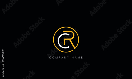 CR, RC Abstract Letters Logo Monogram